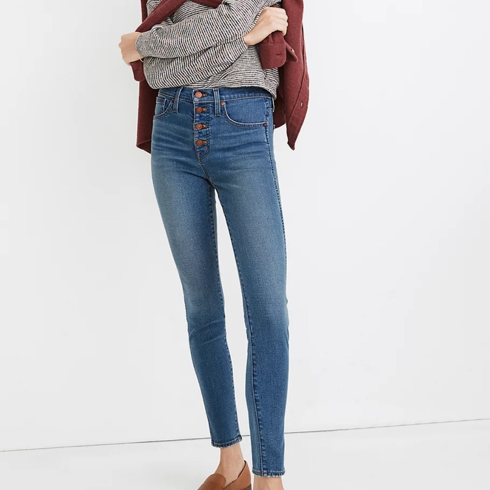 Madewell High Rise Blue Jeans
